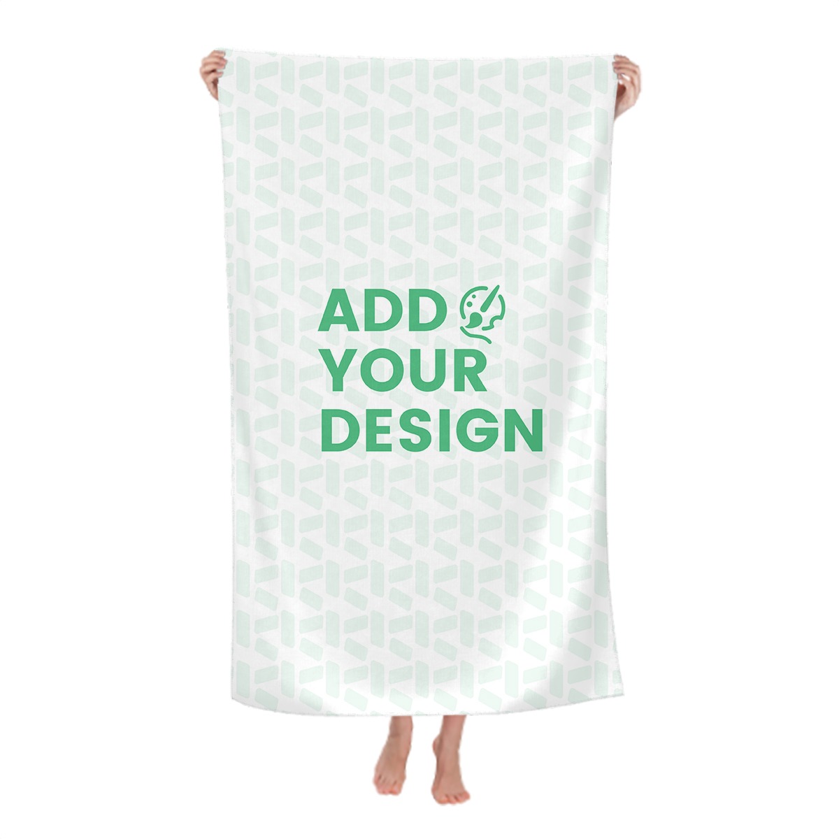 Microfiber Beach Towel Vertical Absorbent