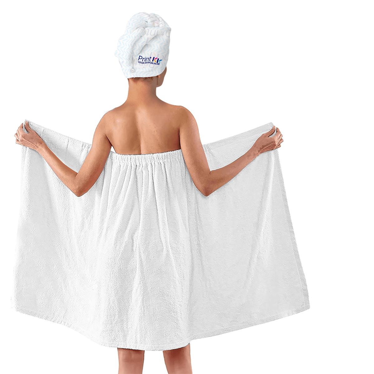 Serviette enveloppante pour cheveux en microfibre