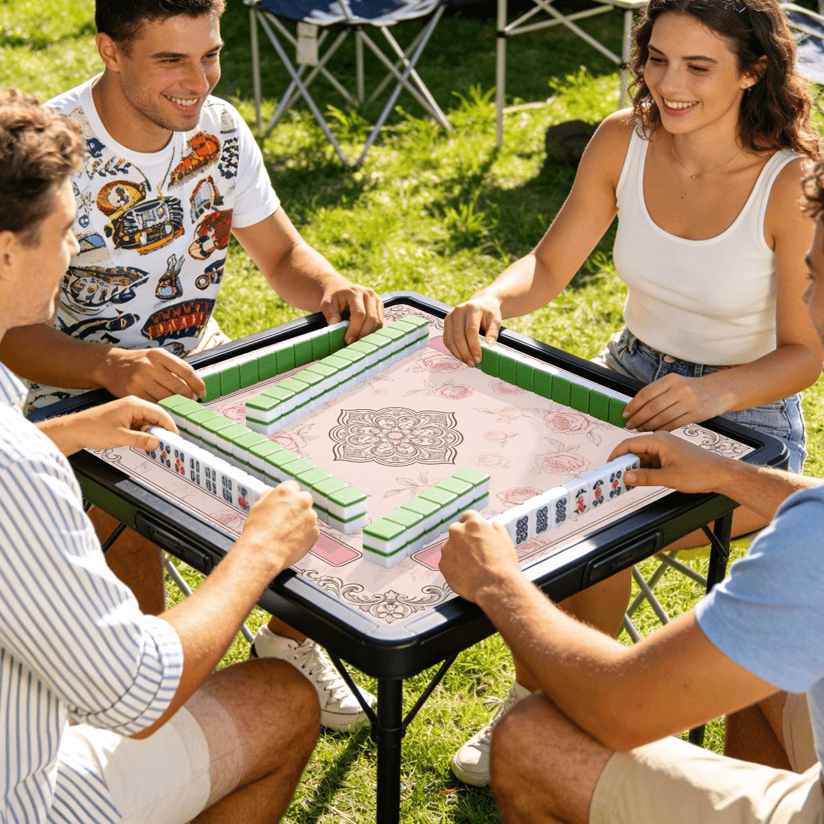 Mini Mahjong Mat 20.9