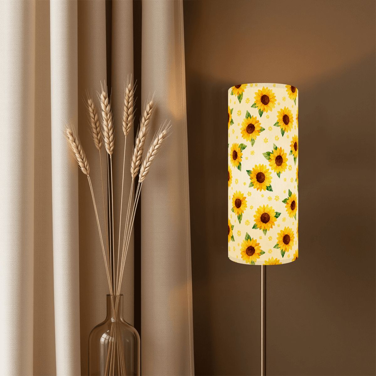 Modern Standing Floor Lamp Shade with Ring (Made in USA)