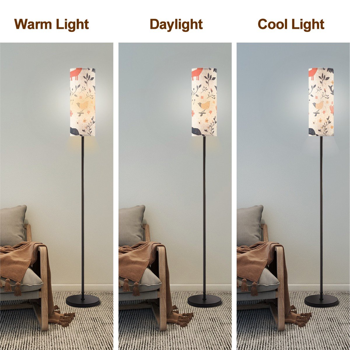 Floor Lamp Modern Standing Lamp Shade