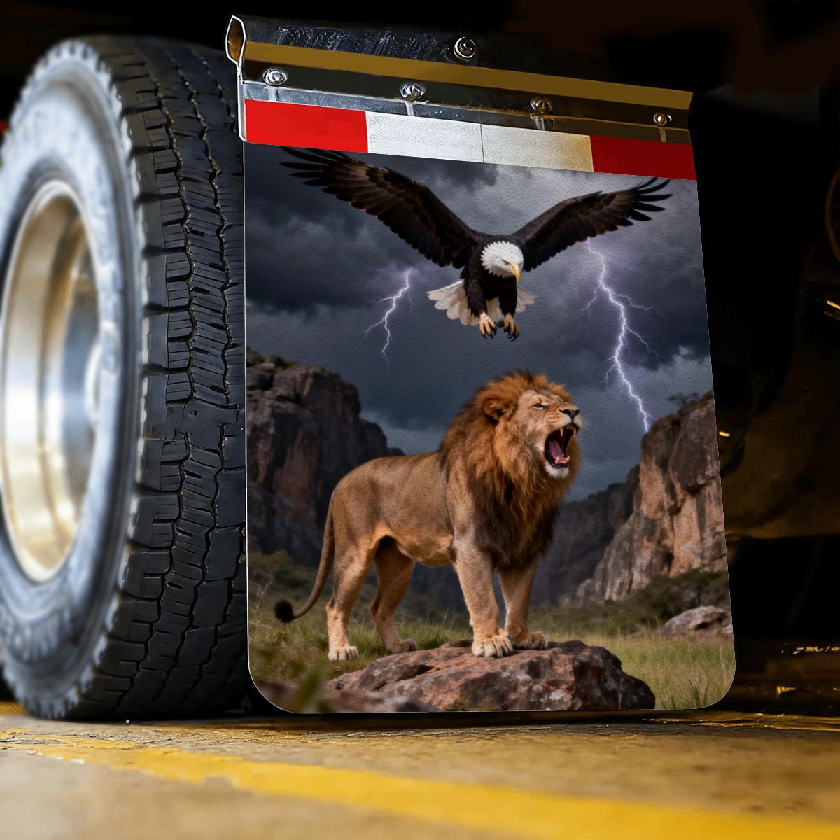 セミトラック用マッドフラップ 2枚セット