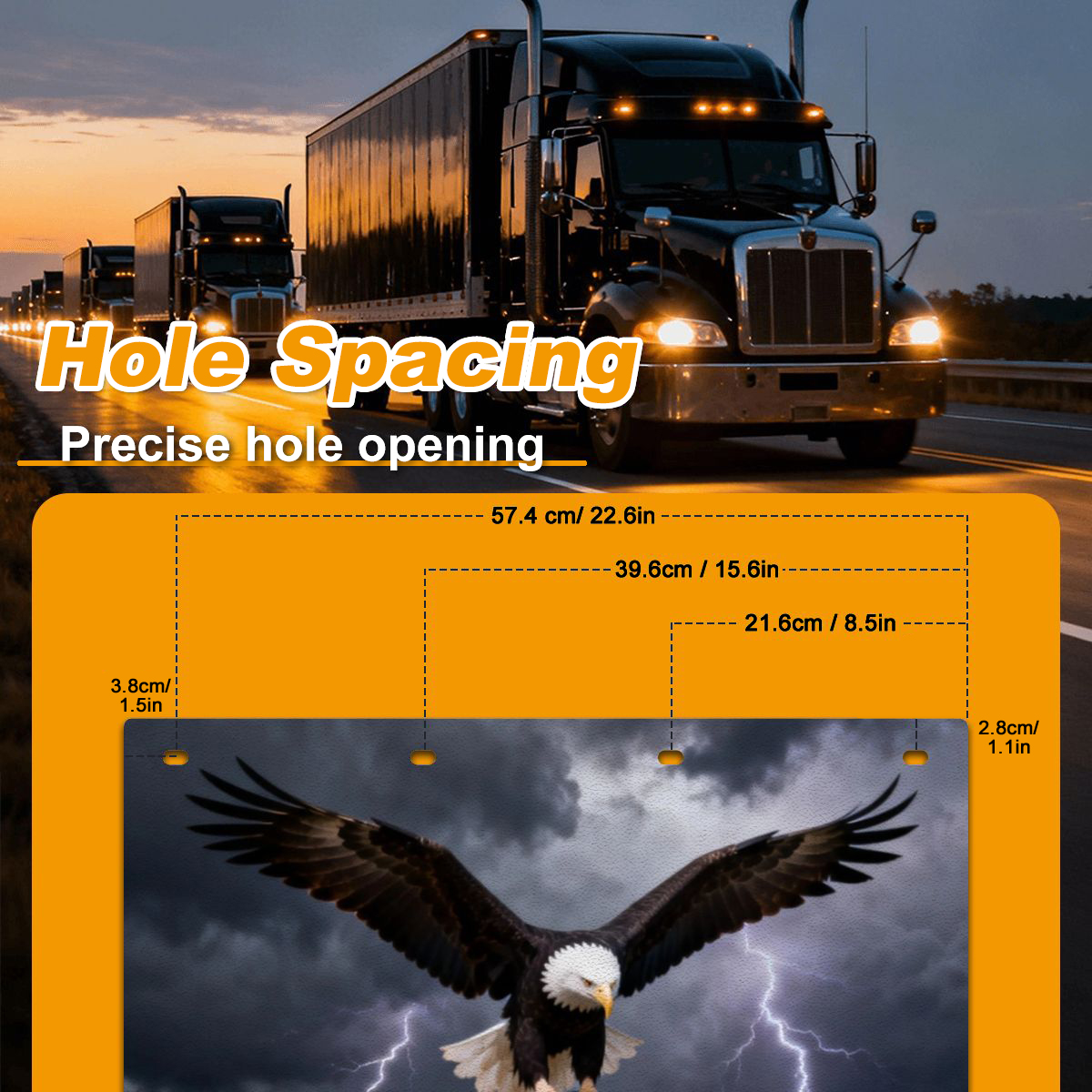 セミトラック用マッドフラップ 2枚セット