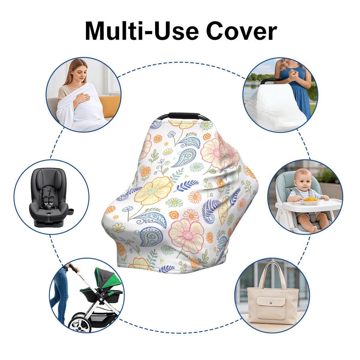 Multi-Use Baby Car Seat Cover