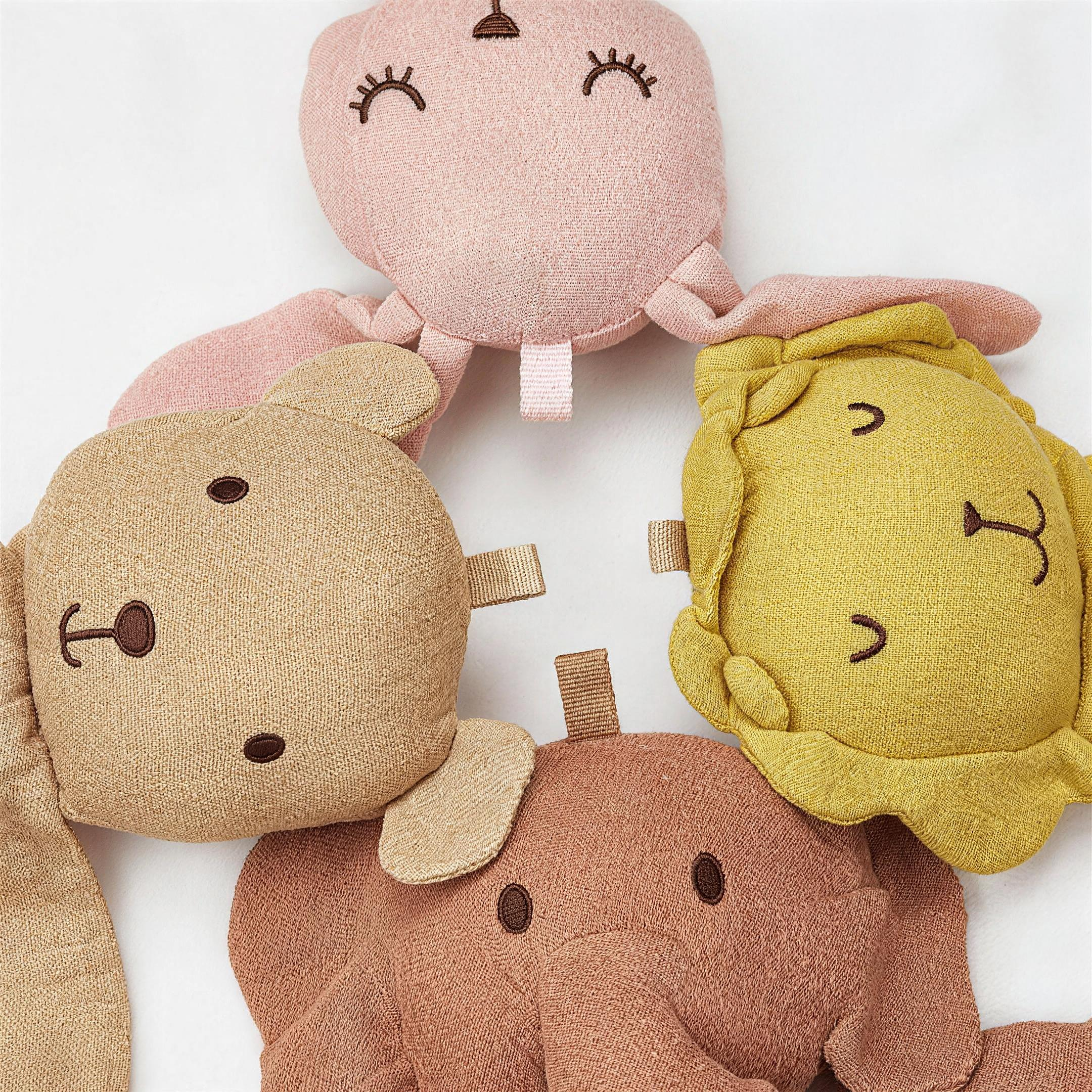 Muslin Baby Lovey - Animal Security Blanket