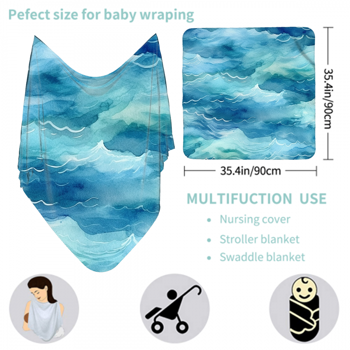 Newborn Swaddle Blanket