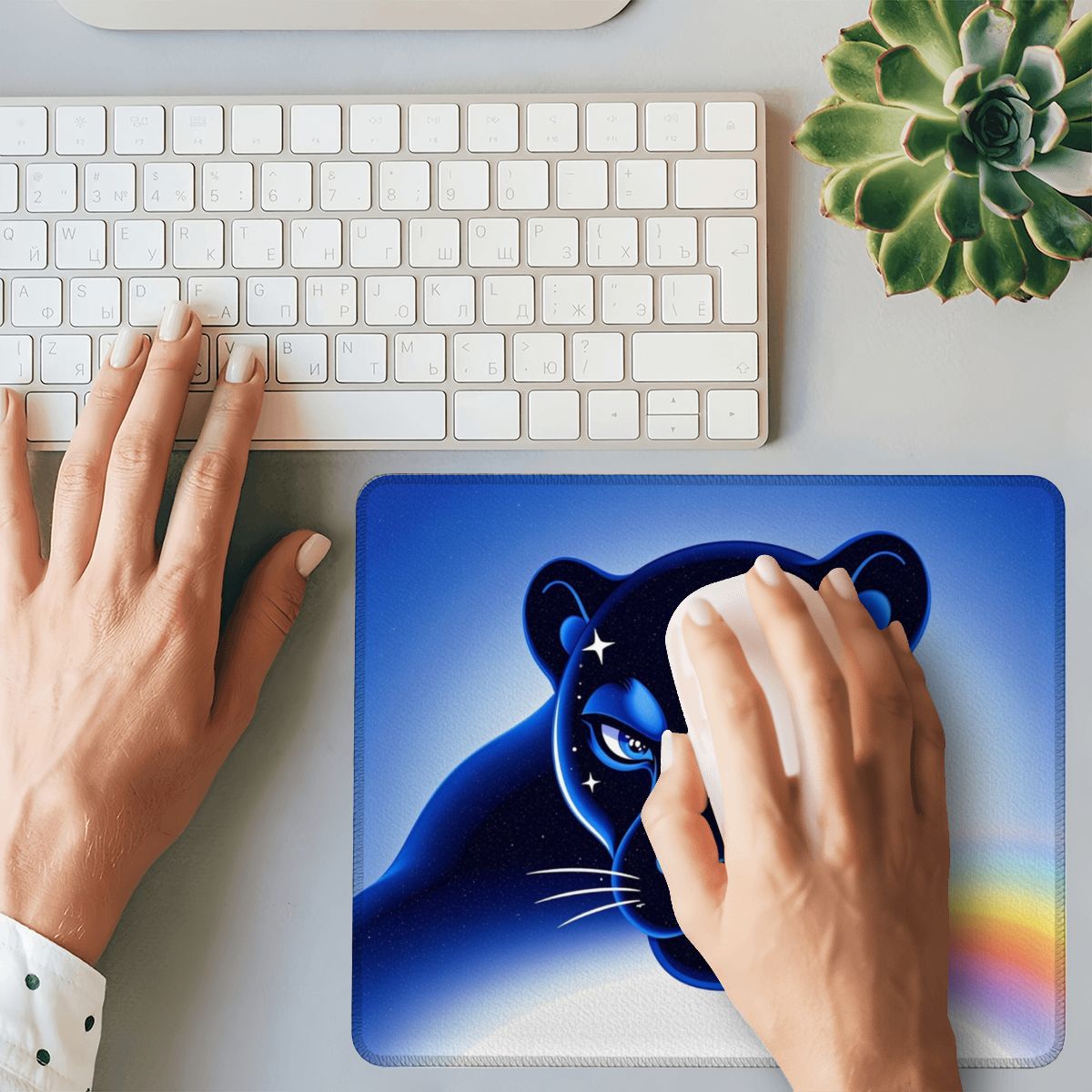Mousepad mit Gummirand