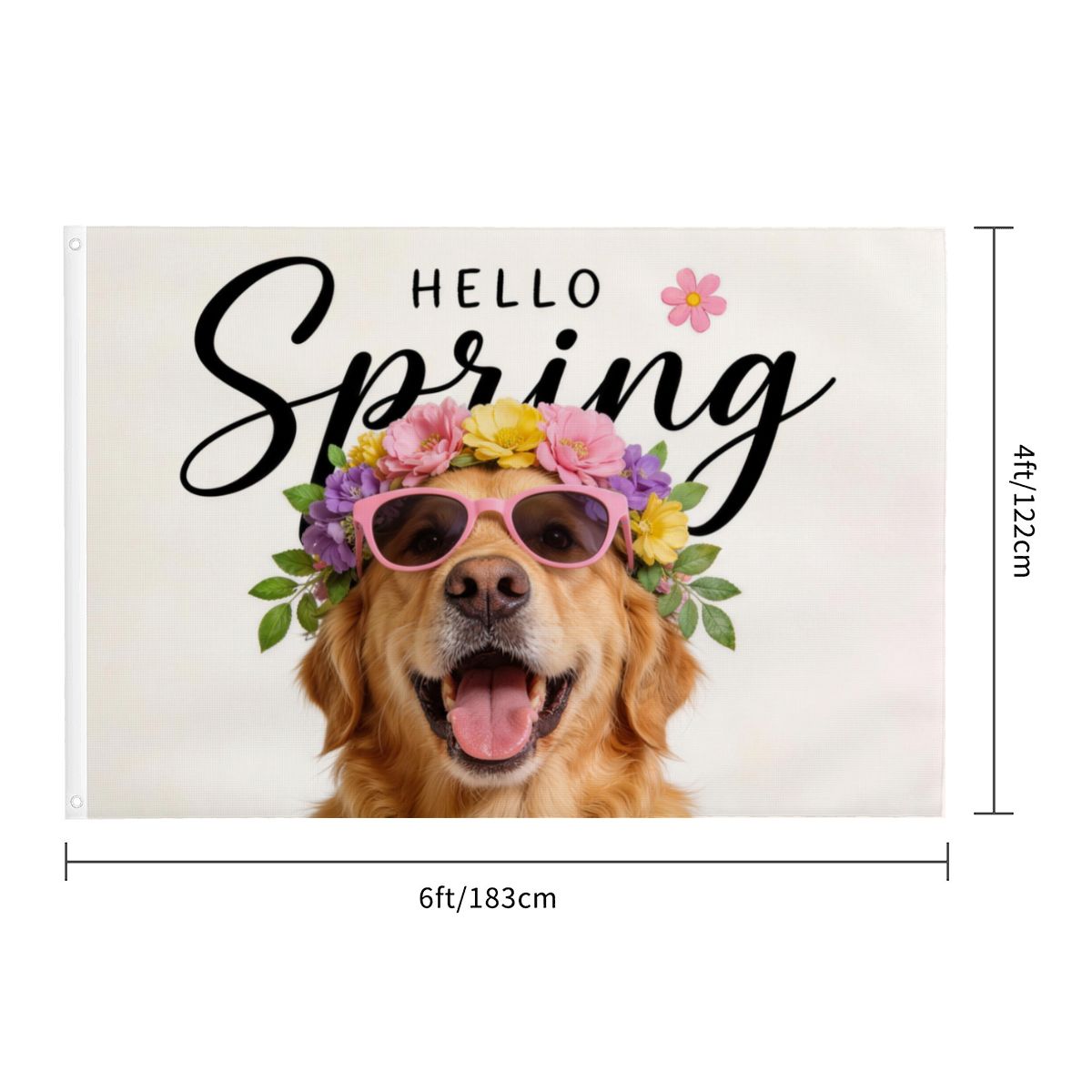 Grandes banderas decorativas para exteriores de doble cara (2:3)