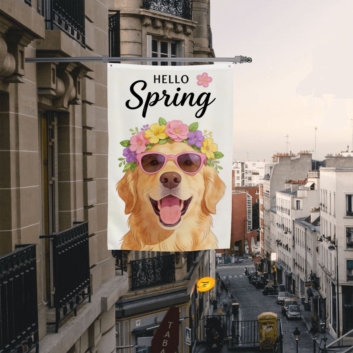 Grandes banderas decorativas para exteriores de doble cara (2:3)