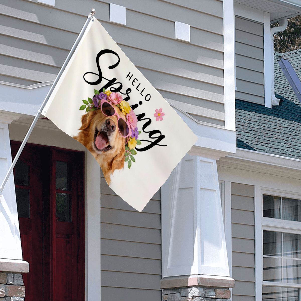 Grandes banderas decorativas para exteriores de doble cara (2:3)