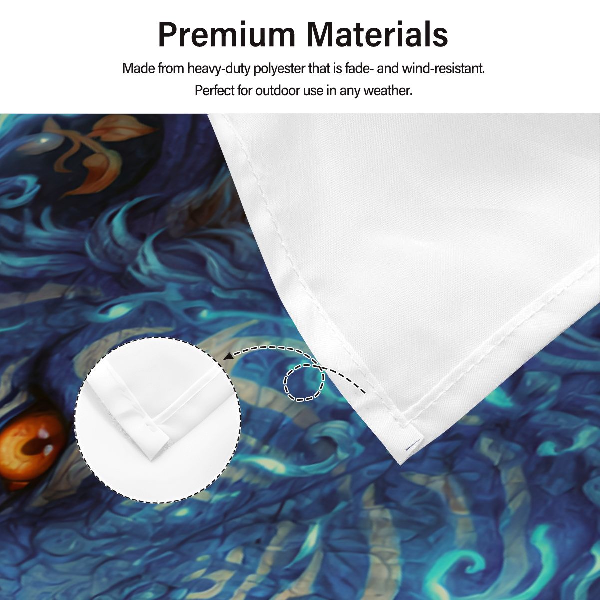 Bandiere da decorazione per esterni lato singolo (3:5)