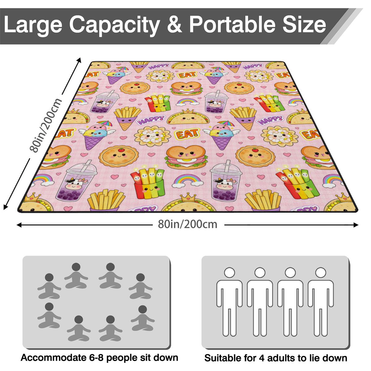 Couverture de pique-nique d'extérieur