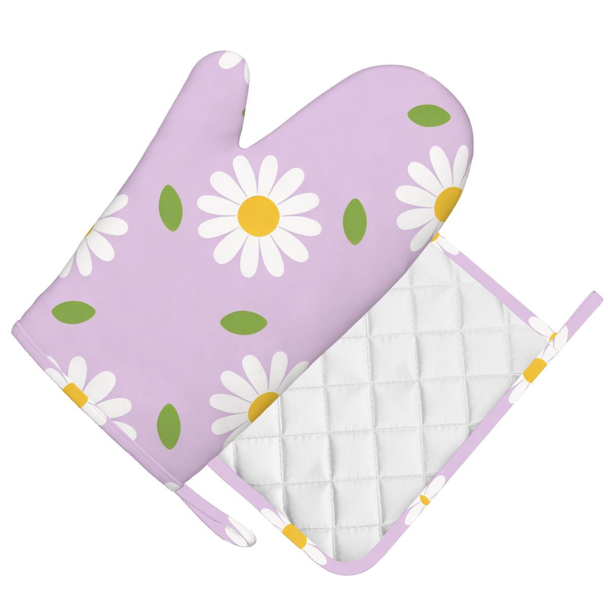 Silicone Oven Mitts and Pot Holders Sets (Right)