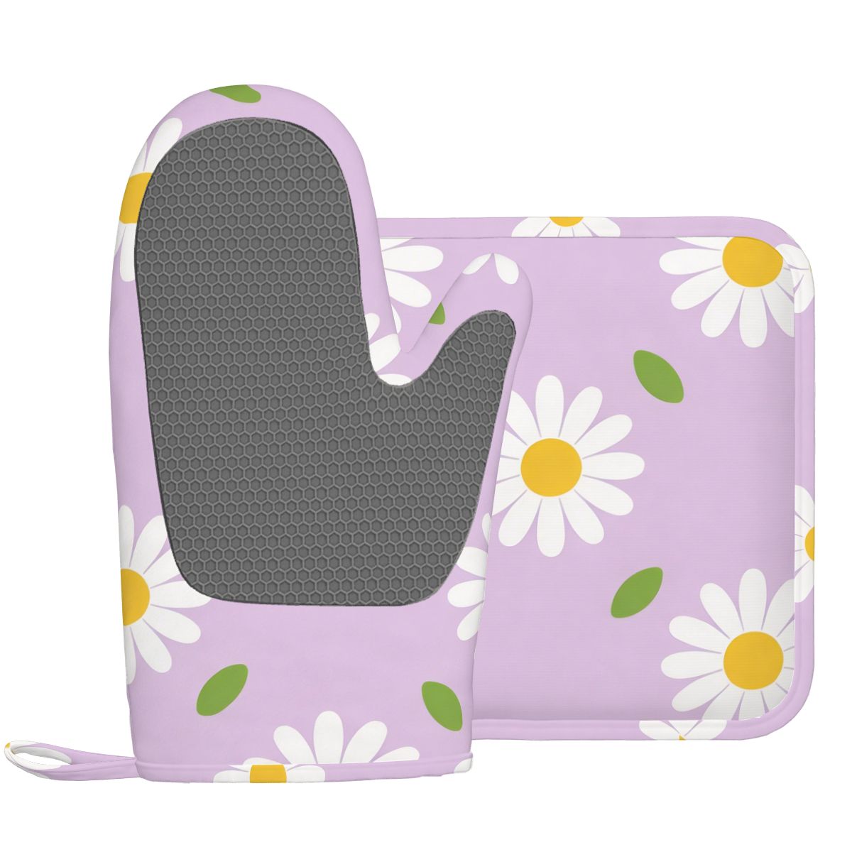 Silicone Oven Mitts and Pot Holders Sets (Right)