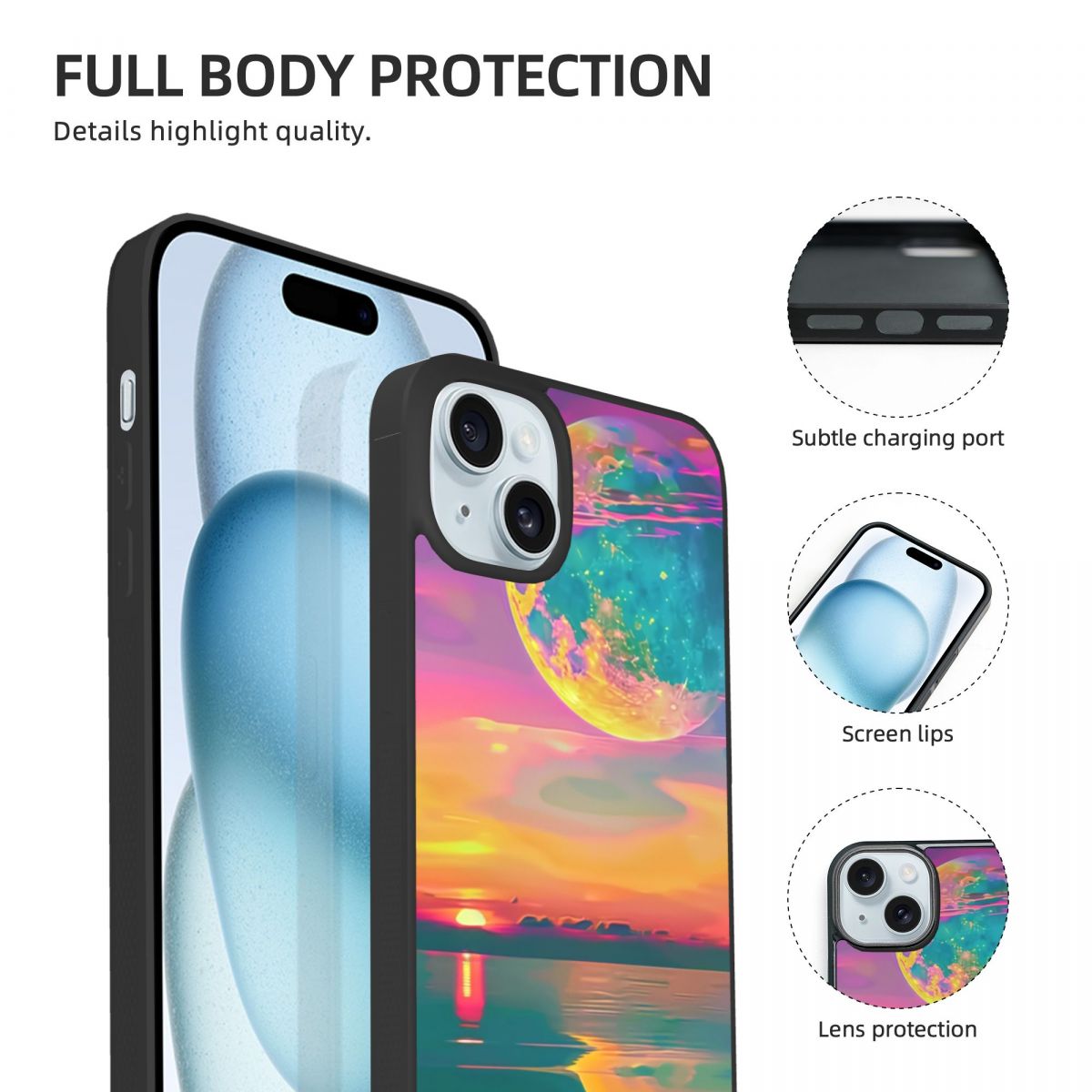 PC iPhone 15 Case Series (Dual Camera)