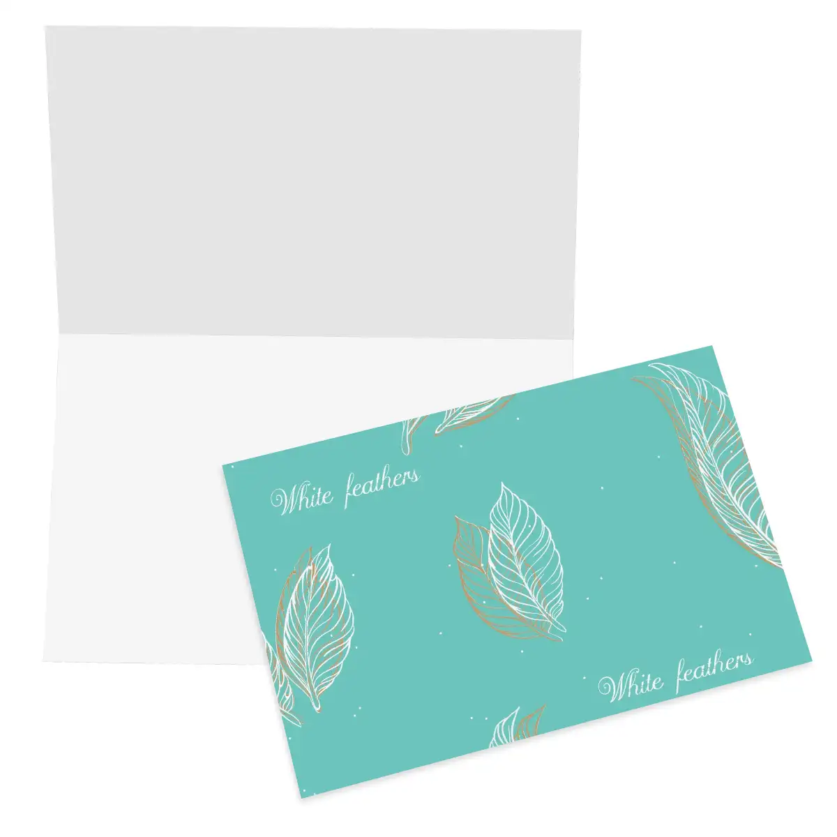 Horizontal Greeting Cards (Pearl Paper)