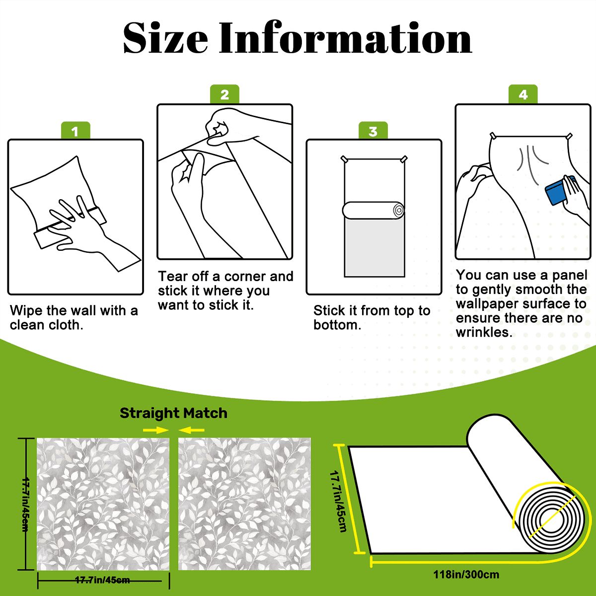 Peel and Stick Wallpaper 17.7