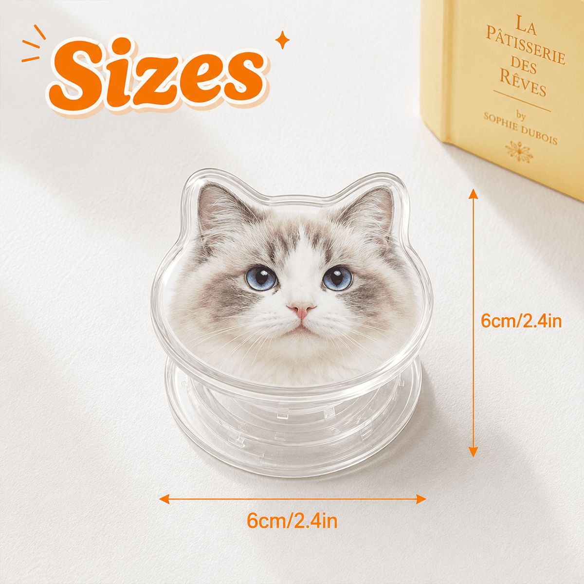 Phone Grip Shaped Acrylic Stand