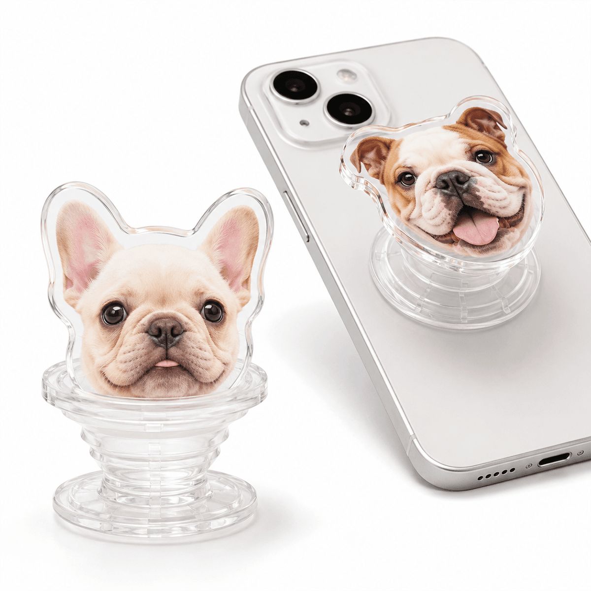 Phone Grip Shaped Acrylic Stand