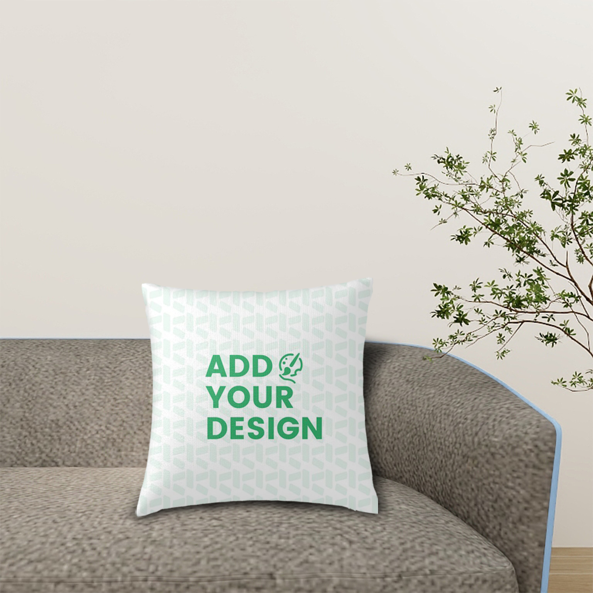 Plush Throw Pillow Covers (Single-Sided Design)