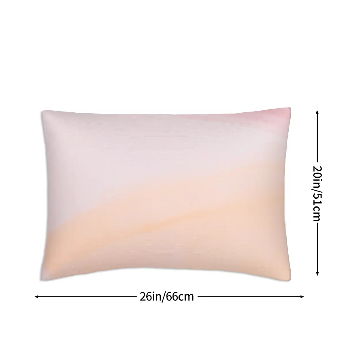 Peach Skin Throw Pillow Covers 7:9 (Double-Sided Design)