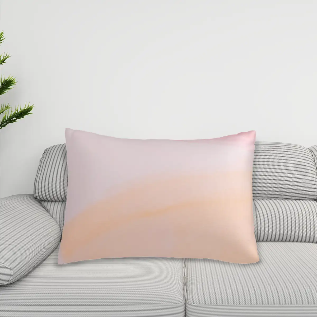 Peach Skin Throw Pillow Covers 7:9 (Double-Sided Design)