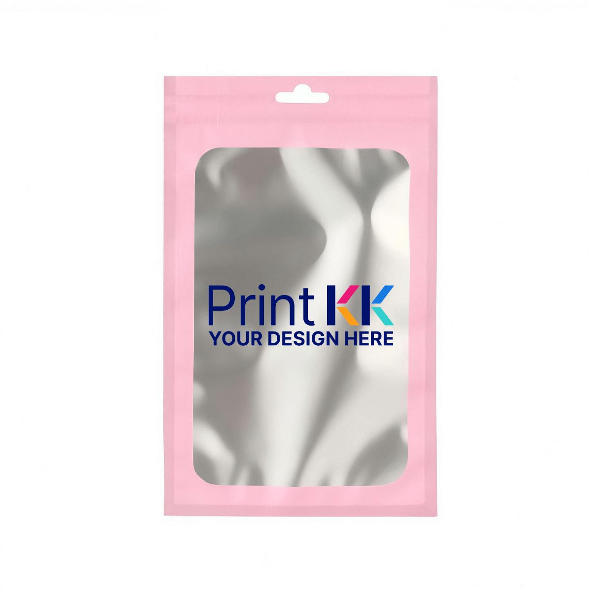 Pink Ziplock Bag-12x20cm