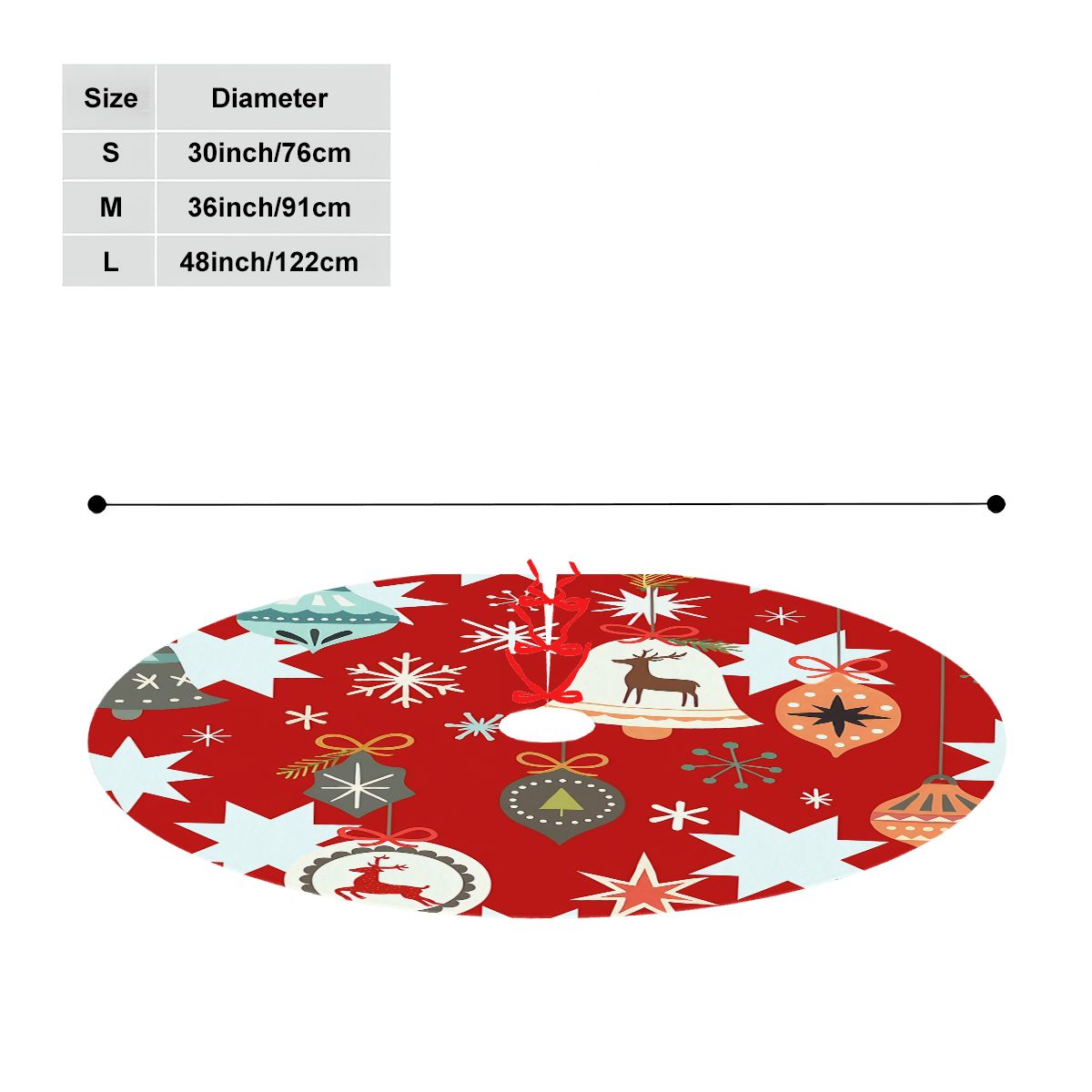 Plush Christmas Tree Skirt