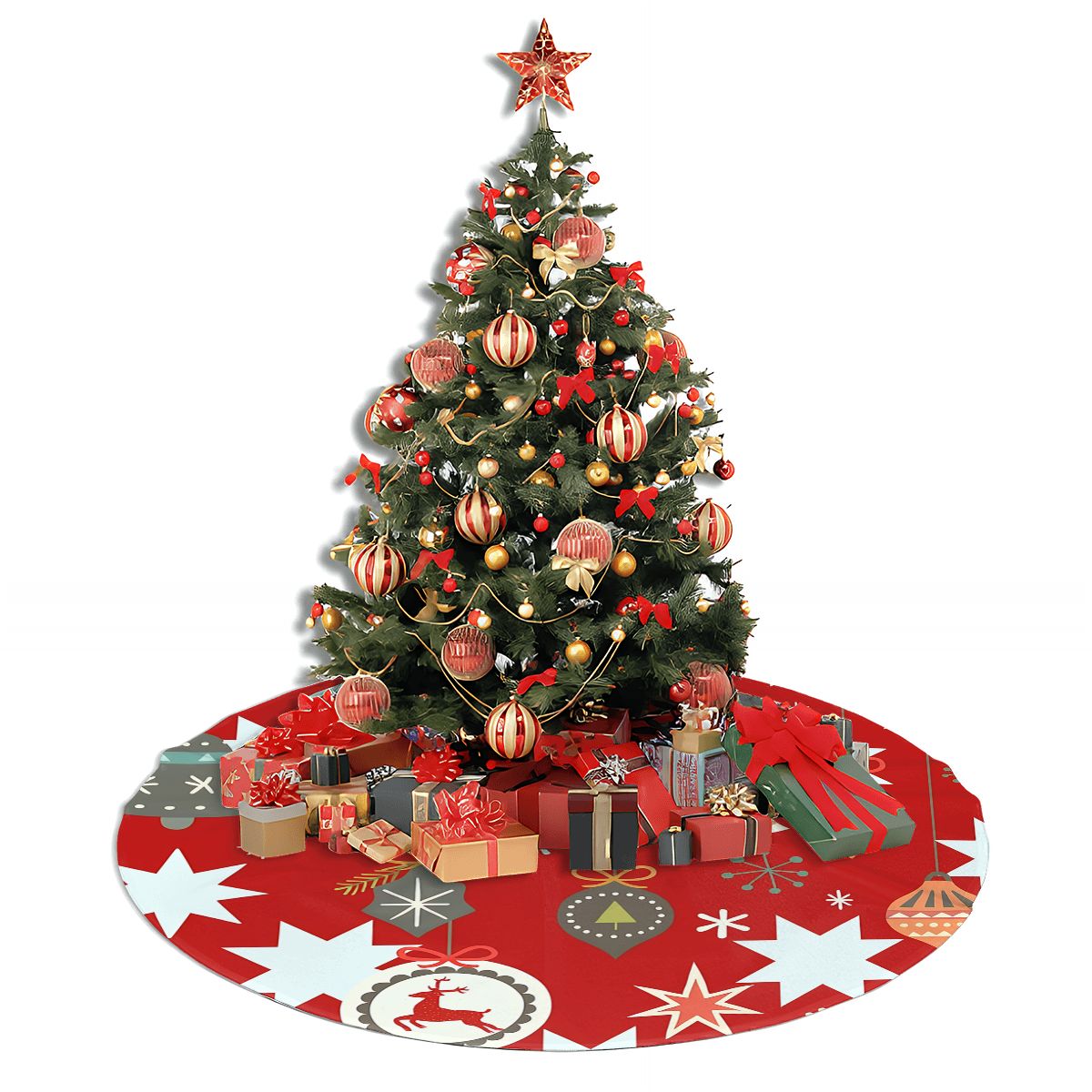 Plush Christmas Tree Skirt