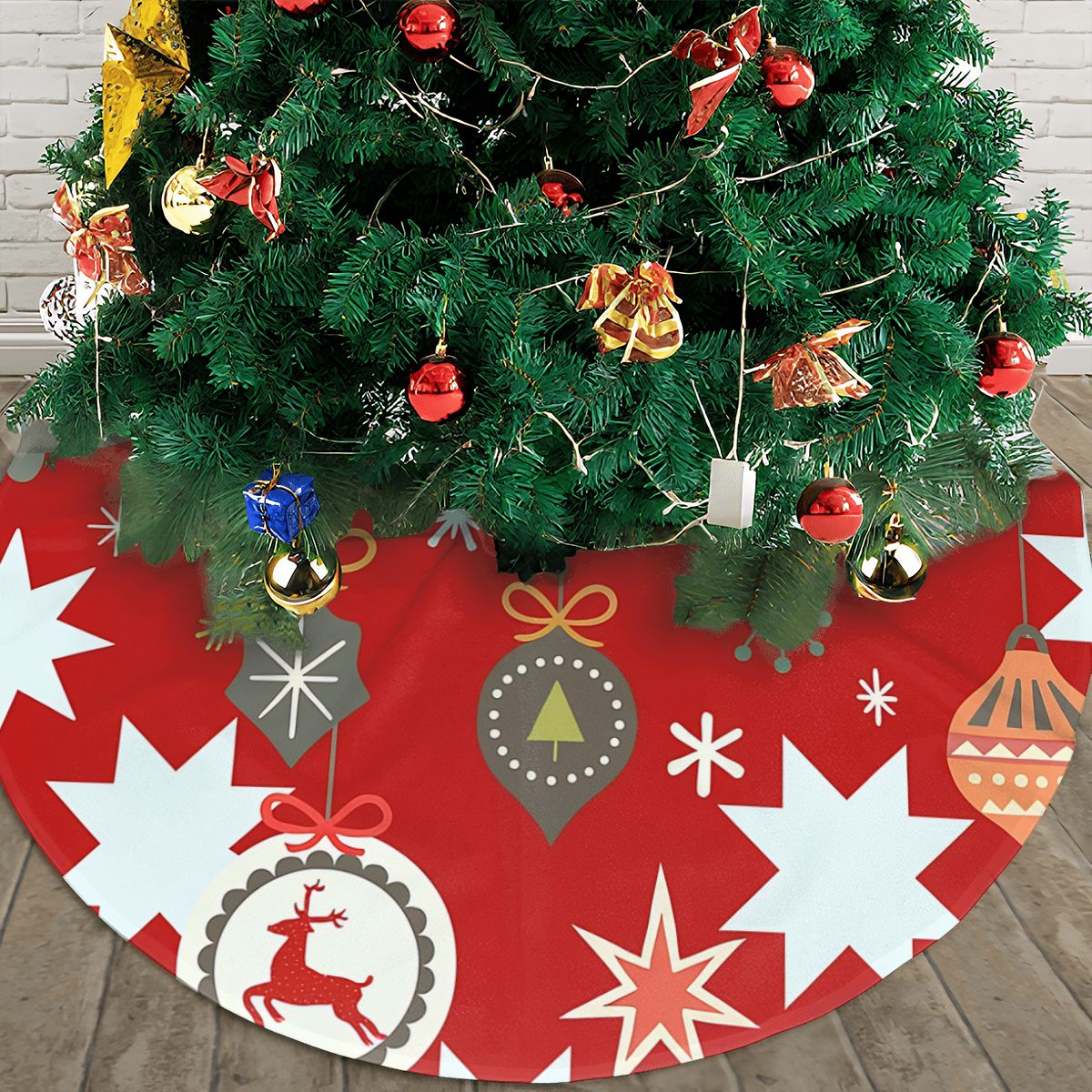 Plush Christmas Tree Skirt