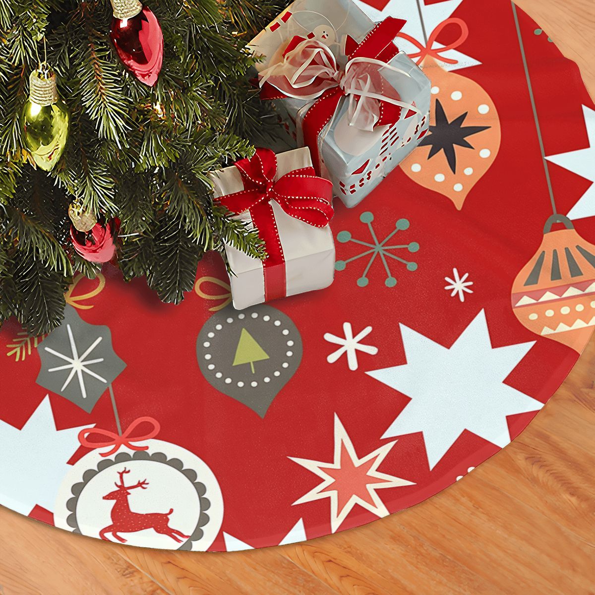 Plush Christmas Tree Skirt
