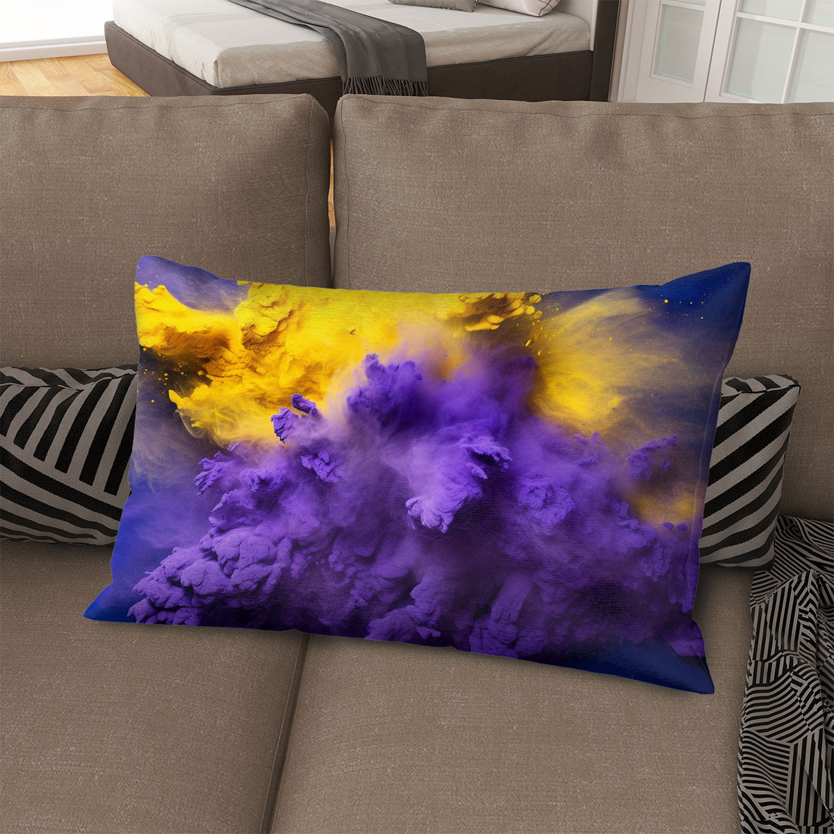 Plush Throw Pillow Covers (Double-Sided Design & Multi-Size)