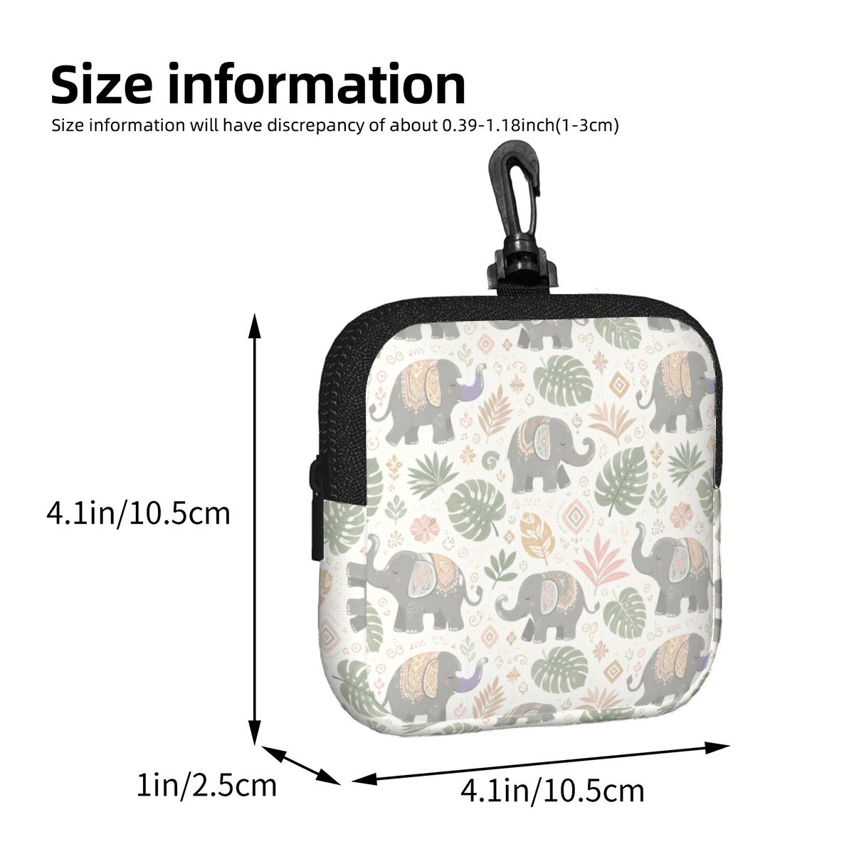 Portable Coin Purse with Hook