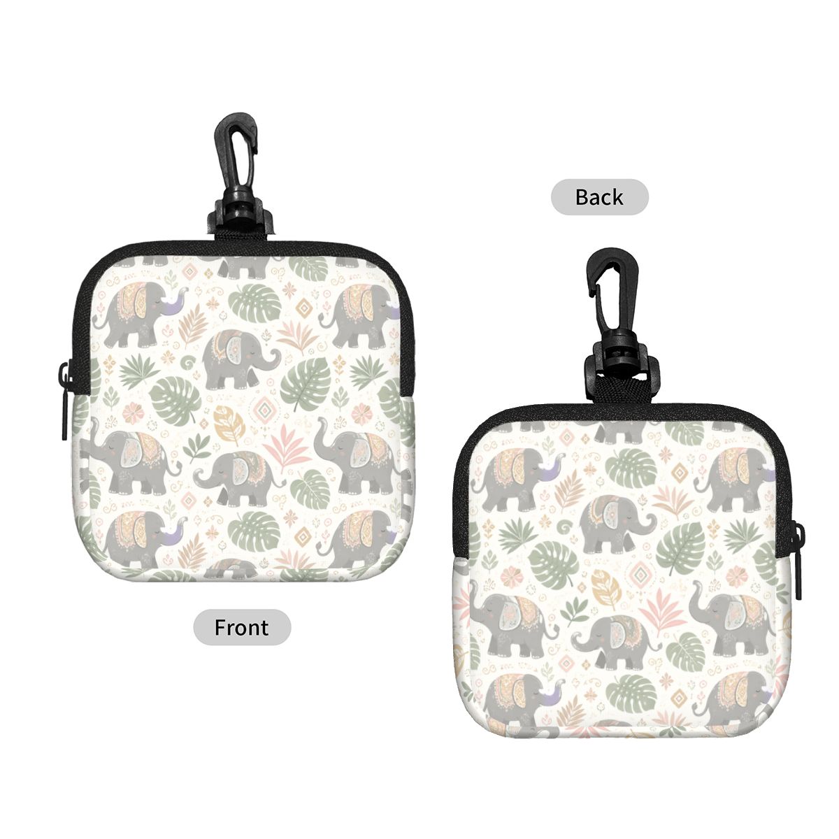 Portable Coin Purse with Hook