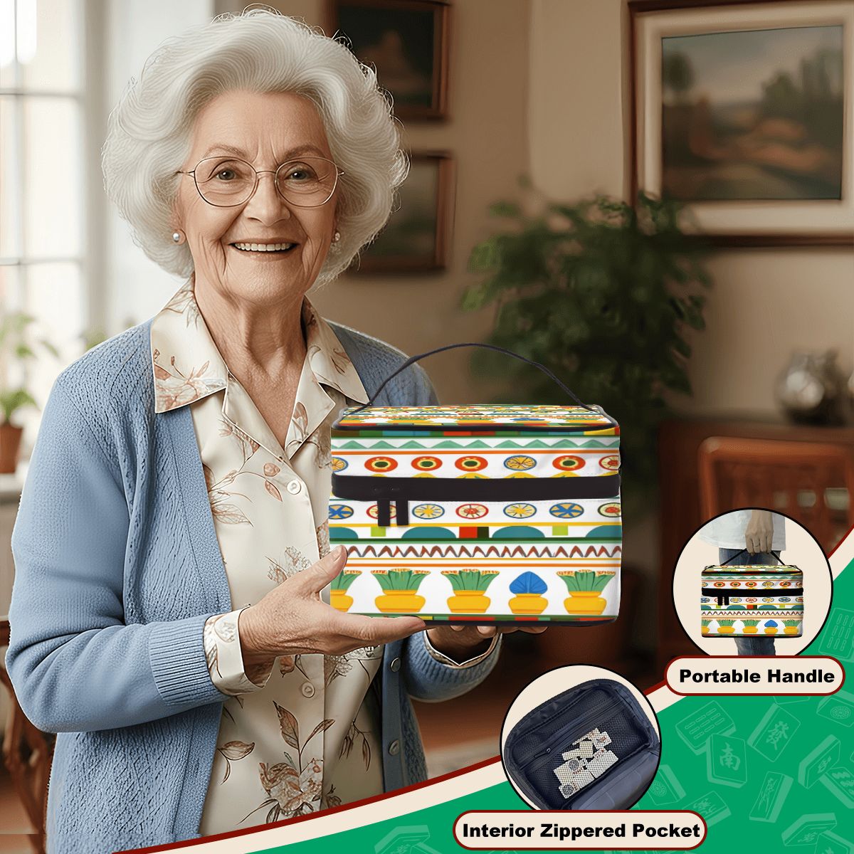 Portable Mahjong Bag