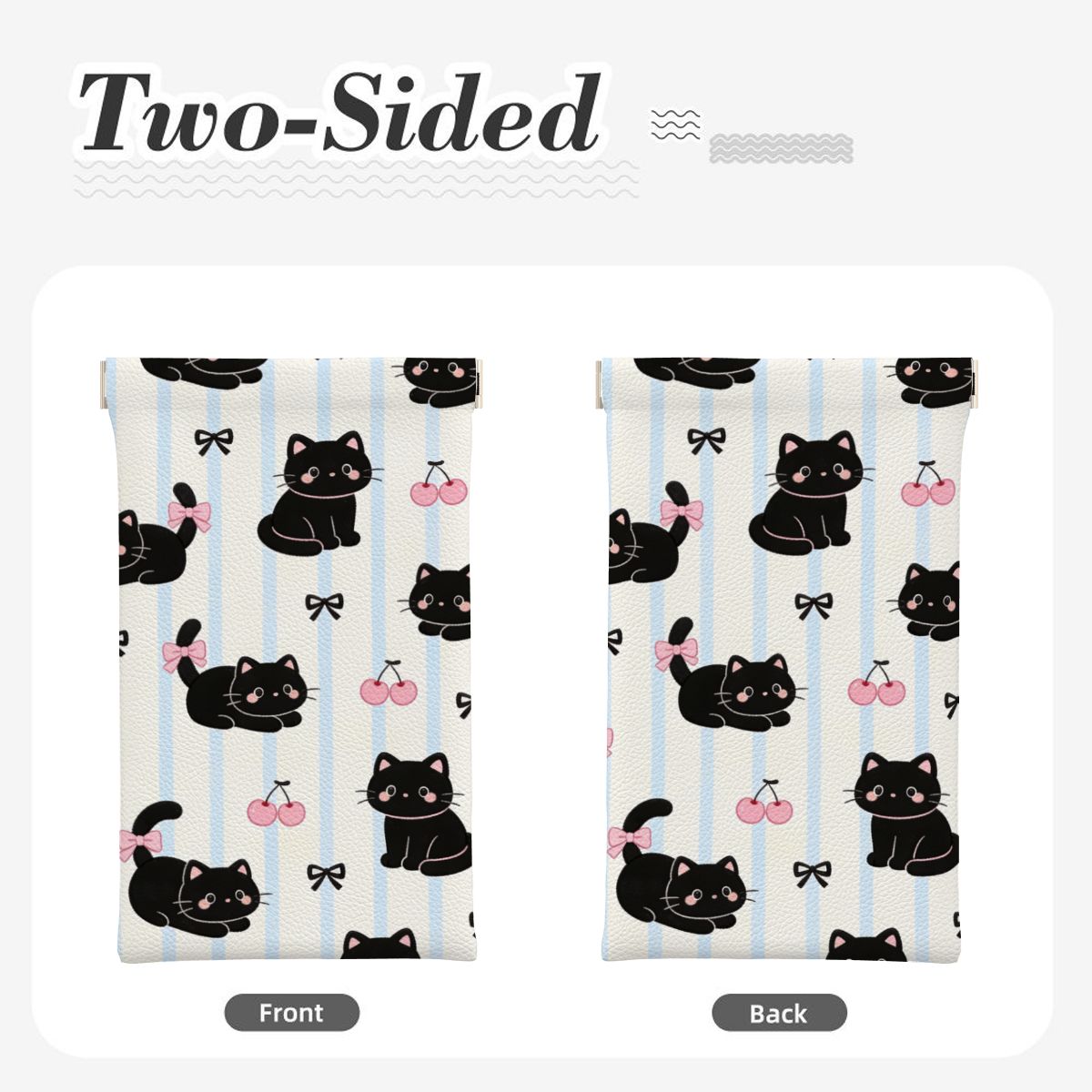 Squeeze Top Leather Glasses Case