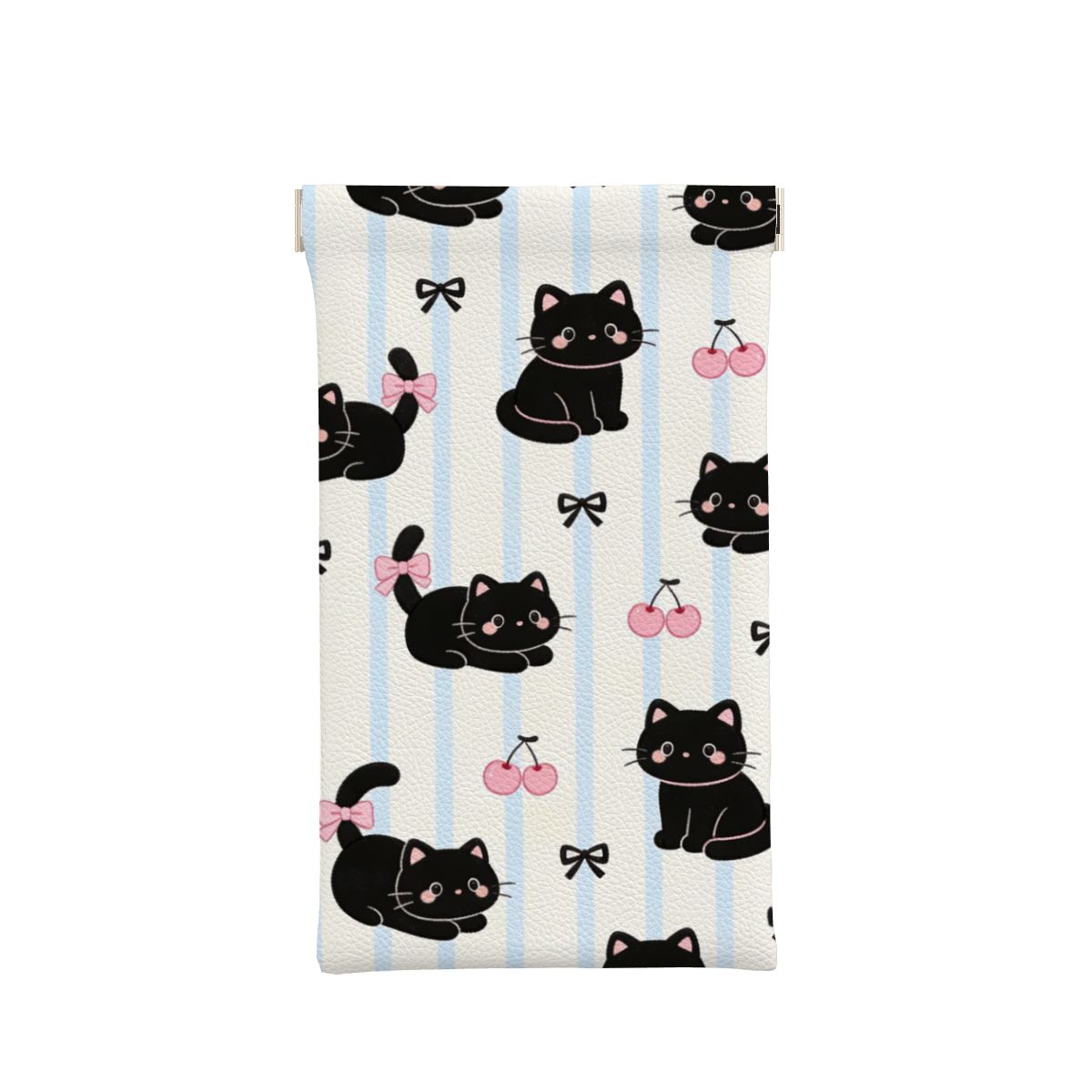 Squeeze Top Leather Glasses Case