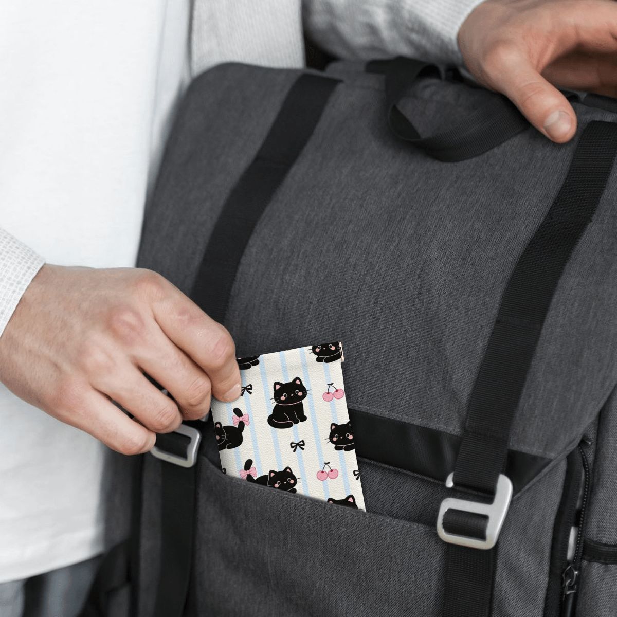 Squeeze Top Leather Glasses Case