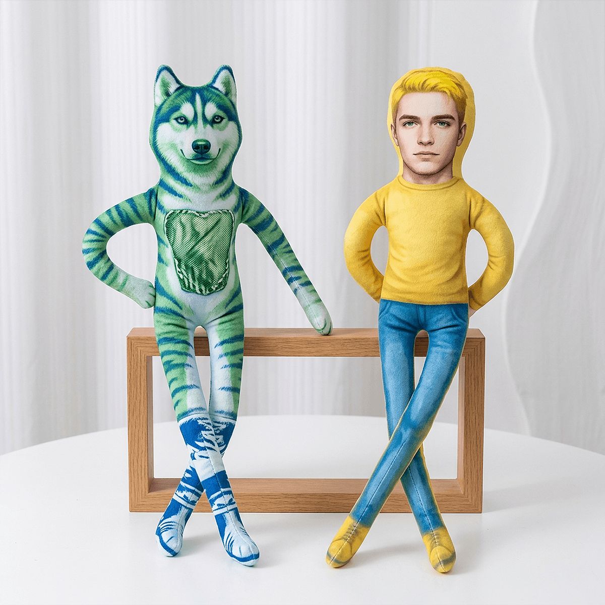 Poseable Shaped Plush Doll