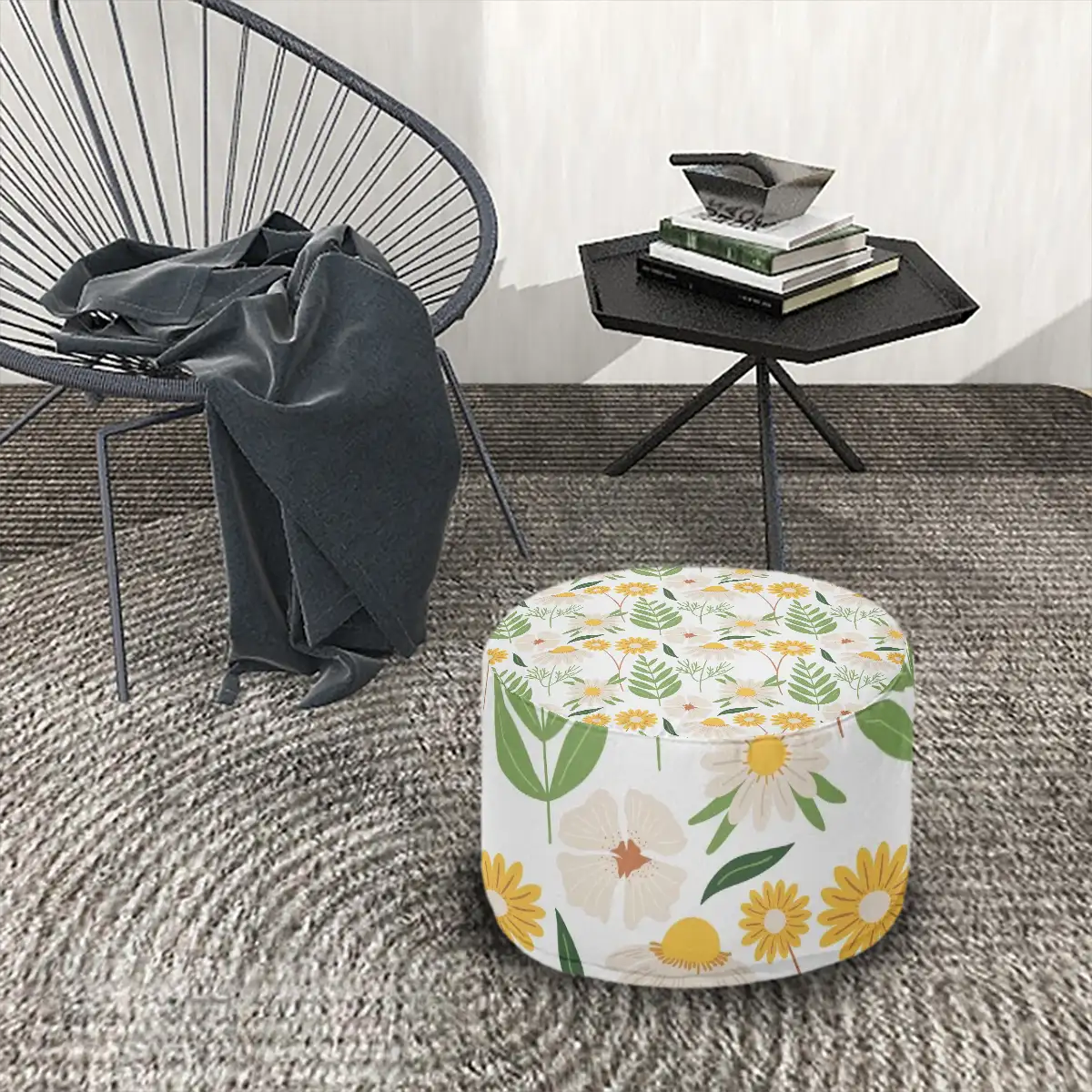 Round Pouf Ottoman