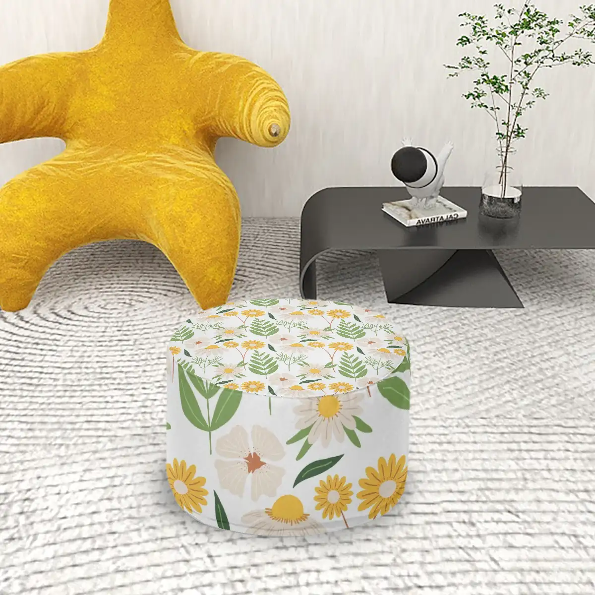 Round Pouf Ottoman