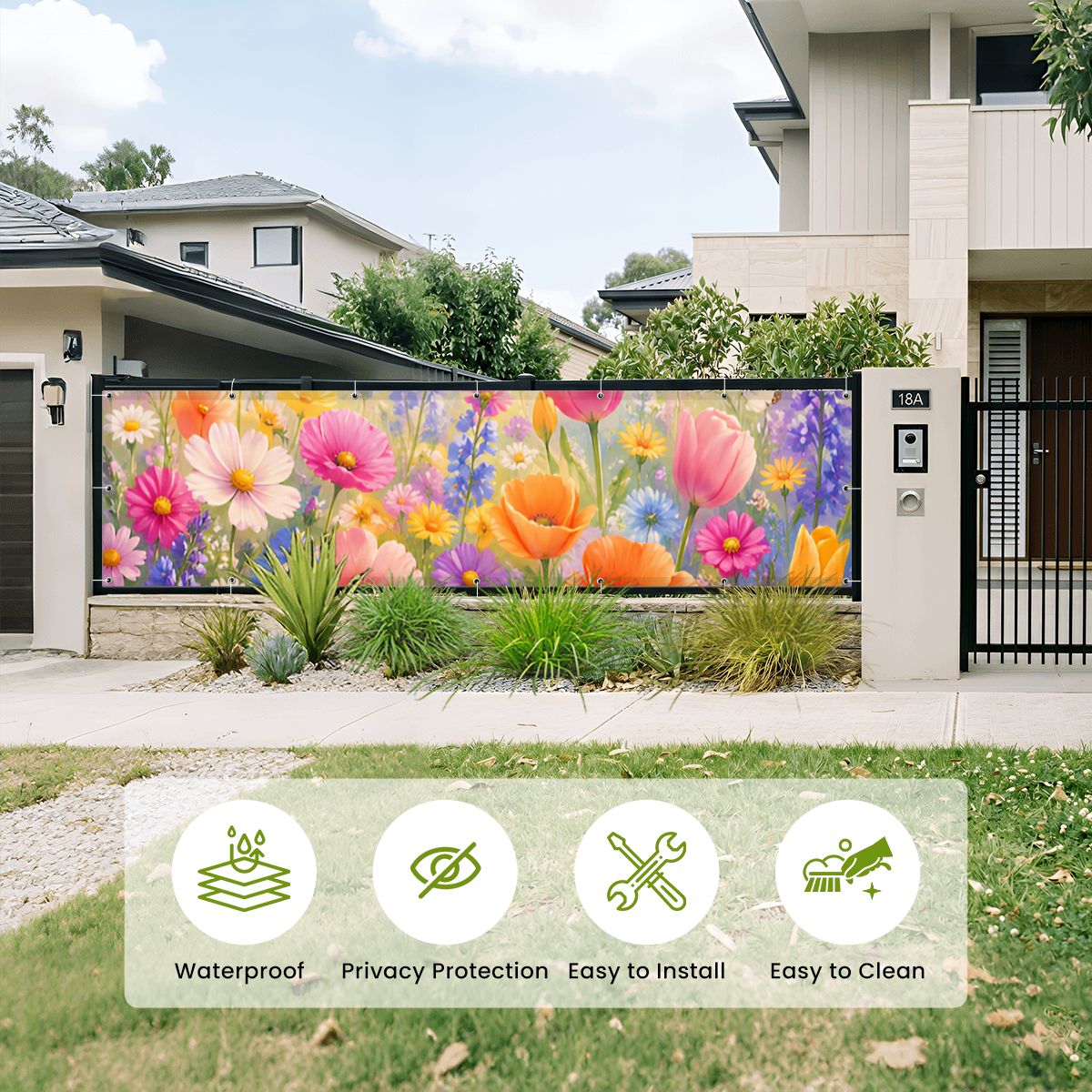 Privacy Screen Fence 2.3x10ft