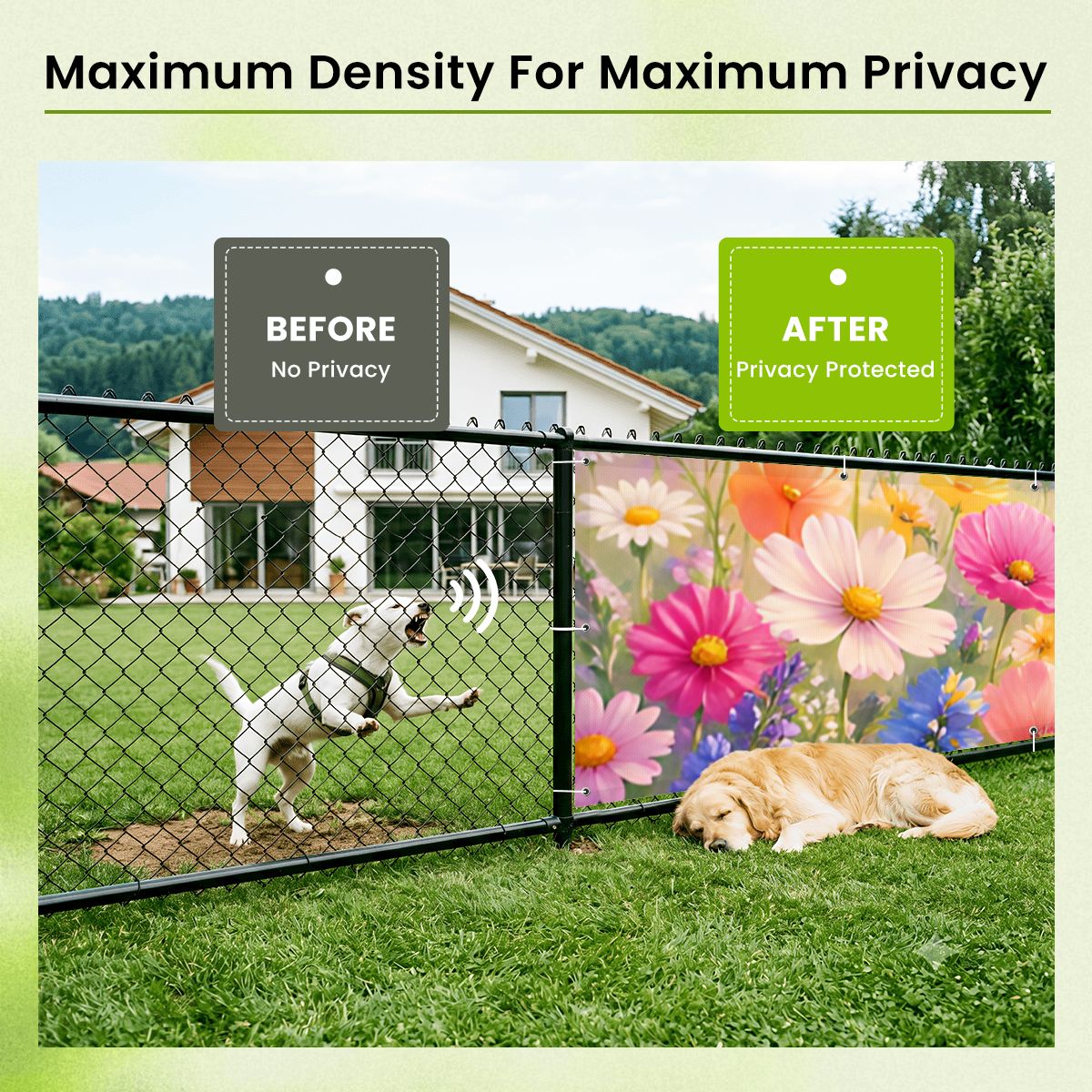 Privacy Screen Fence 2.3x10ft