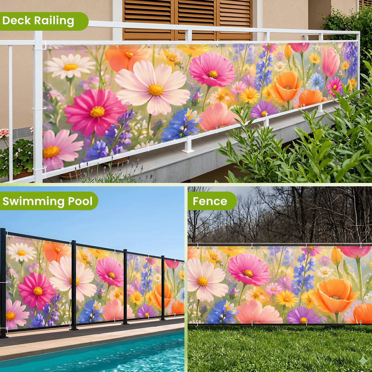 Privacy Screen Fence 2.3x10ft