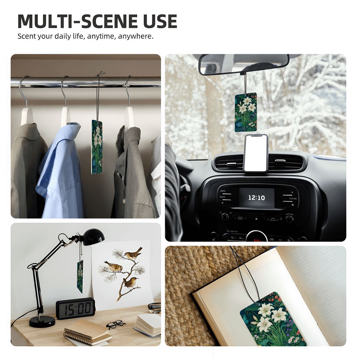 Rectangle Car Air Freshener Card (1pc)