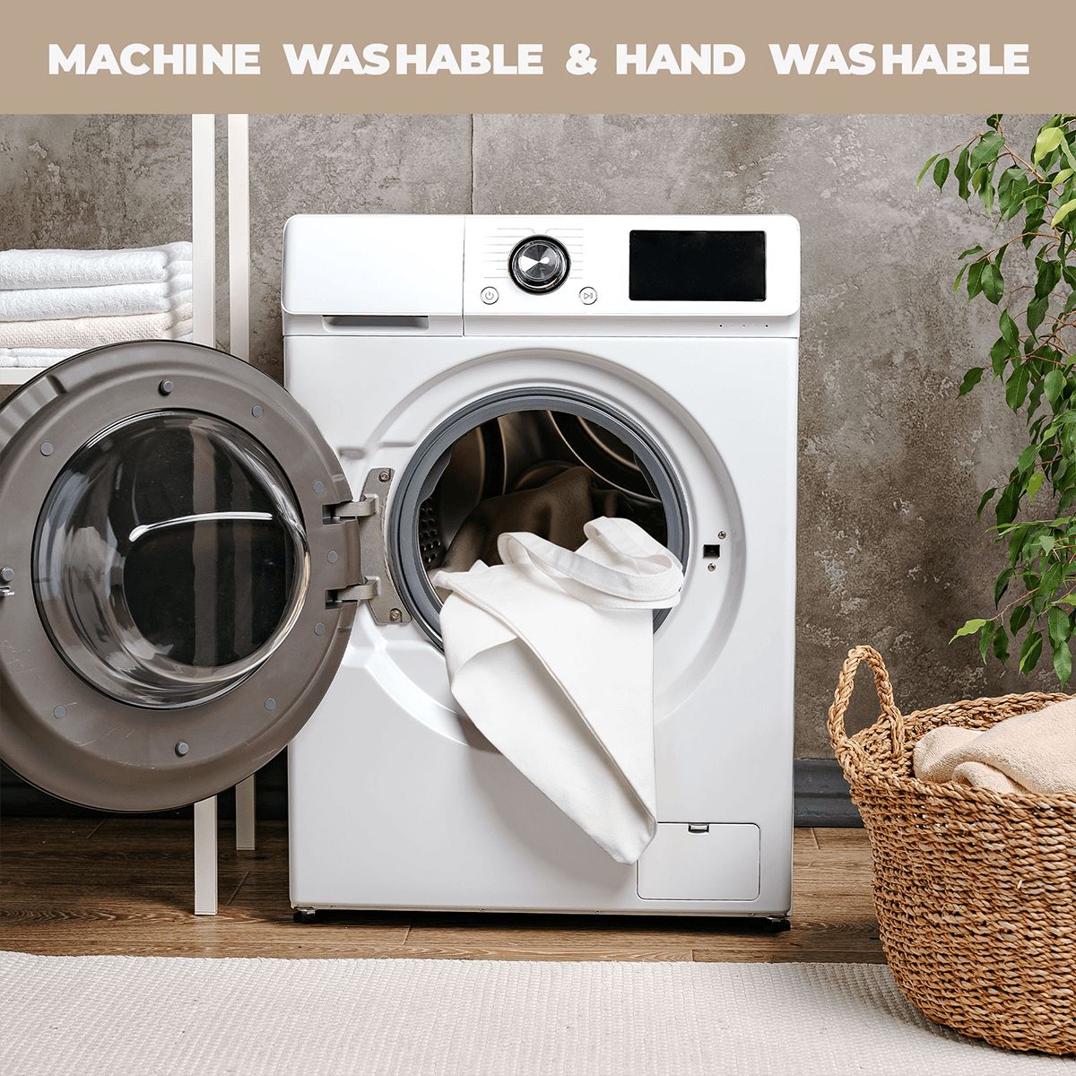 再利用可能なキャンバストートバッグ