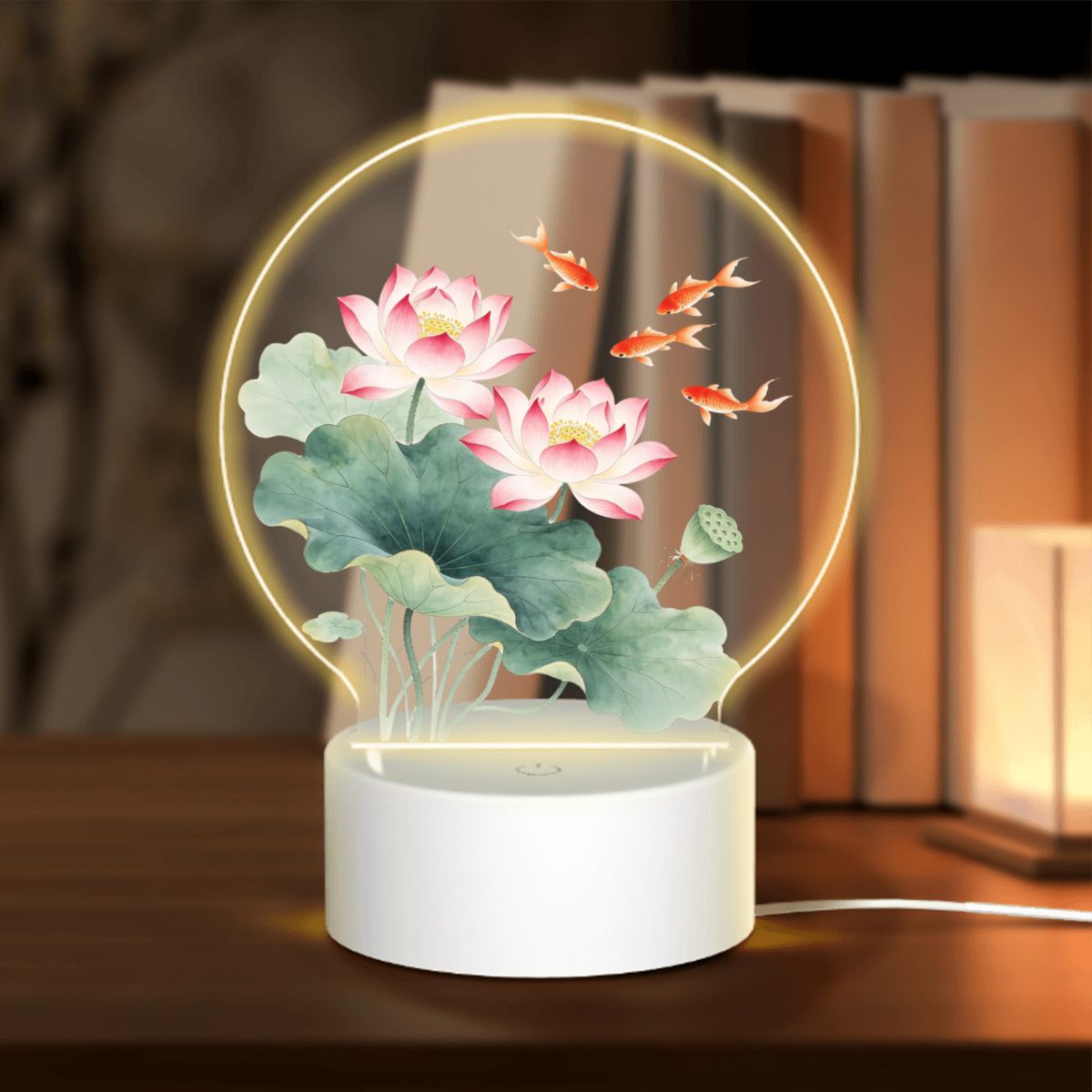 Round Acrylic Night Light
