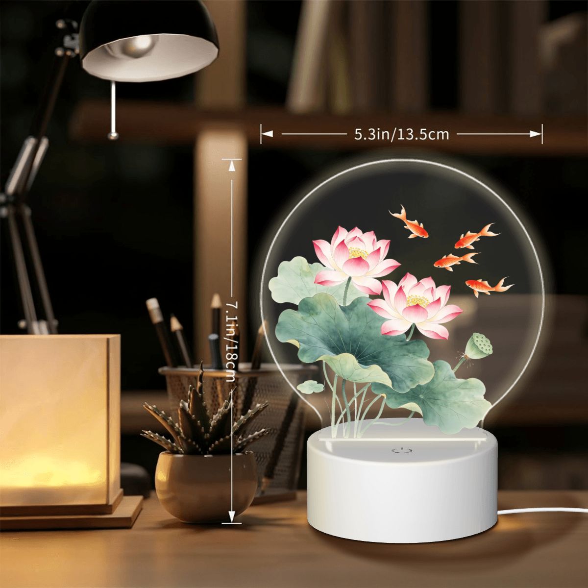 Round Acrylic Night Light