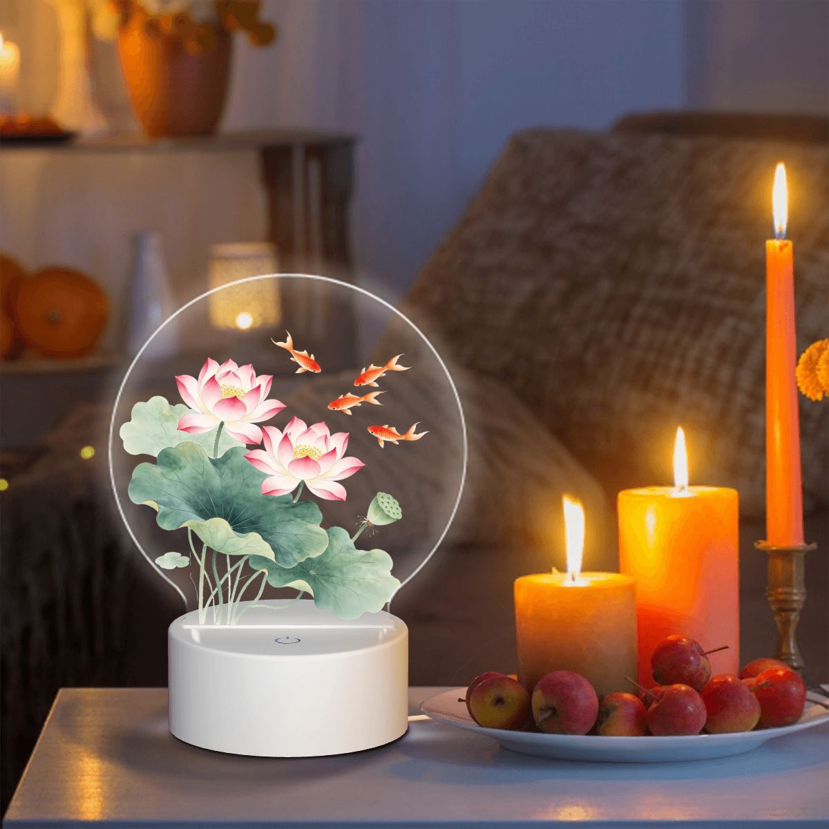 Round Acrylic Night Light