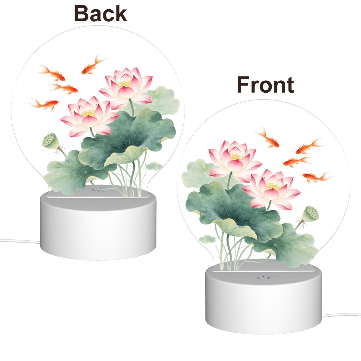 Round Acrylic Night Light